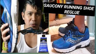 How to reglue a shoe sole using Barge cement✔ Filipino methodology🇵🇭 [upl. by Anirtep909]