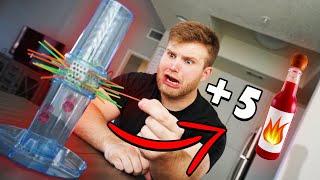 SUPER SPICY Kerplunk Challenge [upl. by Koral]