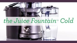 Learn more about the Breville Juice Fountain Cold [upl. by Ozzy]