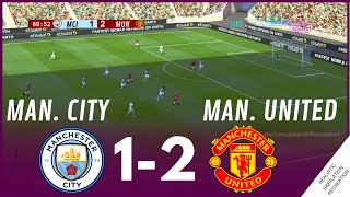 Manchester City 12 Manchester United  FINAL  Fa Cup 2024  Match Highlights Video Game Simulation [upl. by Ari575]