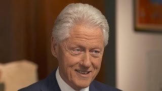 Bill Clinton on Hillarys pneumonia recovery [upl. by Ilak]