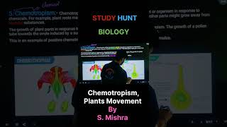 Chemotropism  Movement of Plants shorts trending foundation viralvideo education neet [upl. by Asaeret]