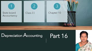 Depreciation Accounting  Part 16  class 11 l State board  Accountancy [upl. by Edak]