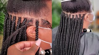 How To Box Braids 🔥 [upl. by Oirram637]