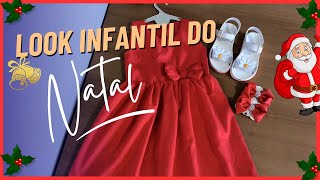 Compra na Shopee Look Infantil Para o Natal 🌲🧑‍🎄 VestidoSandália 😍 Por Alyne Santos 🧡💫🦋shopee [upl. by Nojed]