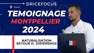 Entretien naturalisation française par décret  témoignage Montpellier 2024 [upl. by Alithia]