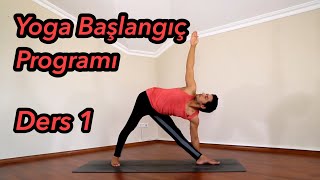 Yoga Başlangıç Programı Ders 1 [upl. by Gregorius]