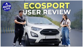 Ford Ecosport User Review  Auto Live [upl. by Oakes]