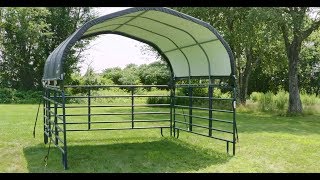 ShelterLogic  12 x 12 Corral Shelter Universal Cover [upl. by Yraeht641]