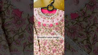 Beautiful pinterest inspired neck design kurti fashion sewing sewingtutorial [upl. by Haase18]