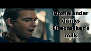 Homelander drinks Firecrackers milk  WTF Moments  The Boys  Season 4 [upl. by Aryc]