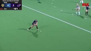 Field Hockey Amherst vs Western New England Highlights 91824 [upl. by Ainirtac]