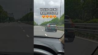 VOLVO XC40 ELECTRIC RARE COLOR volvo viralvideo viralshorts shortvideo shorts short cars new [upl. by Yleek]