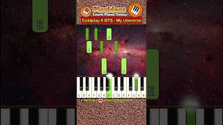 Coldplay X BTS  My Universe  Piano Tutorial [upl. by Adnaw]