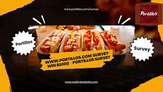 wwwportilloscomsurvey – Win 1000 – Portillos Survey [upl. by Marilou]