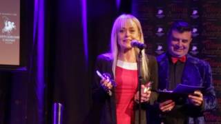 Tracie Bennett accepts the 2016 Wilma Award for Mrs Henderson Presents [upl. by Nade]