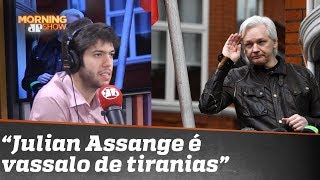 A prisão do fundador do WikiLeaks “Julian Assange é vassalo de tiranias” diz Caio Coppolla [upl. by Mastat]