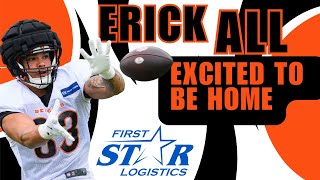 The Exciting Return Home of Bengals TE Erick All [upl. by Mcgannon550]