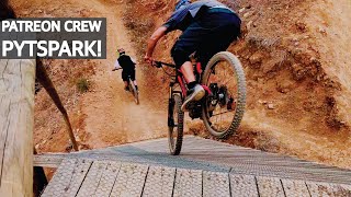 Enduro en PytsPark Saltos Tarimas Técnica y Caídas en Bicicleta con Patreon Crew [upl. by Thoma]