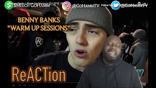 American Reacts  BENNY BANKS  Warm Up Sessions GoHammTV [upl. by Agnella]