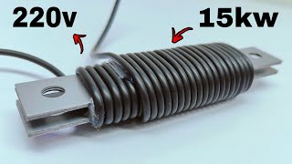 I turn Super power magnet and PVC wire into220v 15000w generator viralvideo experiment [upl. by Dorine]