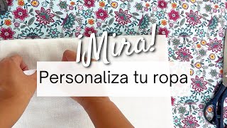 Cinta Termoadhesiva para personalizar tu ropa [upl. by Rosabella]