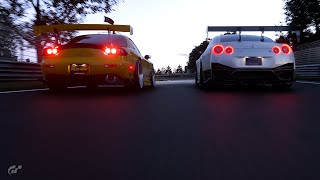 PS5 GT7 Nürburgring RE Amemiya FD3S RX7 VS NISSAN R35 GTR NISMO 17 150 [upl. by Charlene]