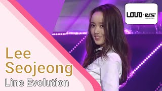 Produce 101 Lee Seojeong  Line Evolution [upl. by Narih480]