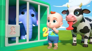 Animal Dance Song  Farm Animals Cartoon for Kids  Baby Leo Songs amp Nursery Rhymes [upl. by Inva]