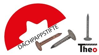 Dachpappstifte  Nägel für Dachpappe [upl. by Atinev]