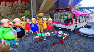 Bus Killed Sky Blue Patlu And Zone The Don In Gta 5  Gta v Gameplay [upl. by Helmut]