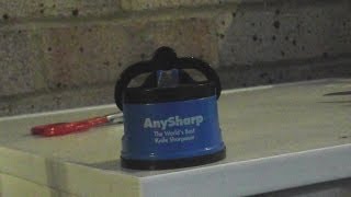 AnySharp knife sharpener review [upl. by Mckale978]