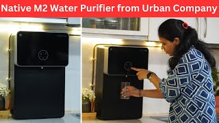 Best RO Water Purifier in India  Urban Company Native M2 RO Review [upl. by Arney]