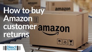 How to Buy Amazon Customer Returns Pallets Online [upl. by Ynotna256]