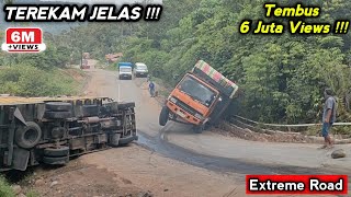 Terekam Jelas‼️Detikdetik TRUK TERBALIK Di Tanjakan Ekstrim [upl. by Alled]