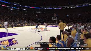 GSW  LAL  NBA 2K25 MYCAREER 🏀 L James 30 pts B James Jr 10 pts Z Hardaway 44 pts 🔥 [upl. by Radnaskela]