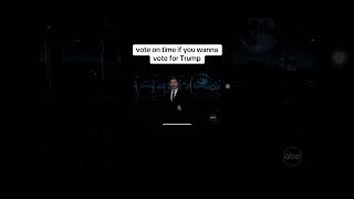 Jimmy Kimmel says if your voting trump vote late 🚨 trump subscribe jimmy crazy [upl. by Nolos]