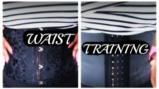 Waist Training Update Cincher vs Corset [upl. by Christin]