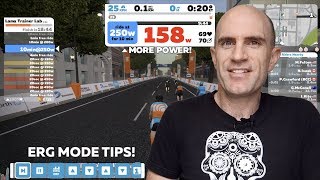 Swift Zwift Tip Disable  Enable ERG Mode in a Workout [upl. by Eimilb]