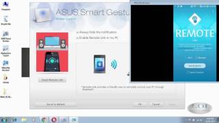 how to control your pc with asus smart phone  with remote link app and asus smart gesture [upl. by Isahella404]