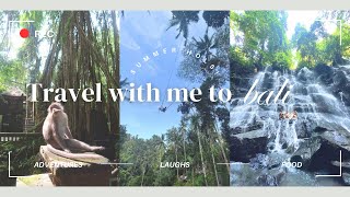 Travel With Me  Bali Edition  Waterfalls snorkelling food and fun 🌞 [upl. by Ynnor792]