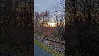 I saw amazing sunrise on old rail trail in Westmeath Ireland [upl. by Dareece]