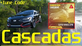 Cascadas Danger Sign 200m Hyundai B700  Tune Code  Forza Horizon 5 [upl. by Bornstein]