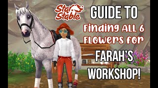 Guide to Finding ALL 6 Flowers for Farahs Workshop  Star Stable Online [upl. by Nnaul]