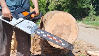 Stihl MS 661 vs Makita 7900 vs Dolmar 7900 vs MS 661 ported same bar amp chain [upl. by Rowen203]