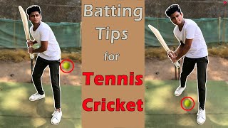 How to Improve Batting Skills in Tennis Cricket  Batting Tips and Tricks  Batting Grip [upl. by Tomasine]