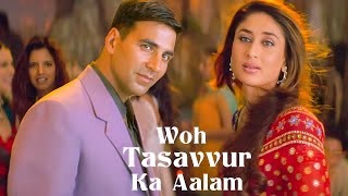 Woh Tassavur Ka Aalam  Woh Pyaar Pyaar Pyaar  Akshay Kareena  Udit amp Alka  Aitraaz  Hindi Song [upl. by Solram]