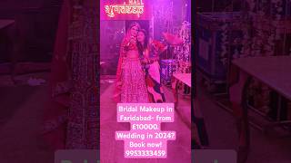 Best Bridal Makeup Artist in Faridabad near Nalanda Public School bridalmakeover bridalbeauty fun [upl. by Eusoj332]