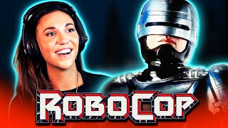 ROBOCOP 1987 Movie Reaction w Coby FIRST TIME WATCHING [upl. by Assenahs]