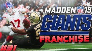 So Many Sack Fumbles Madden 19 New York Giants Franchise Ep 31 [upl. by Ahsaetal]